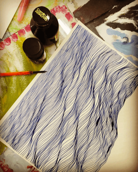 How Art Therapy at a Yoga Retreat led to the Dunes-No Nasties-sustainable organic cotton clothing