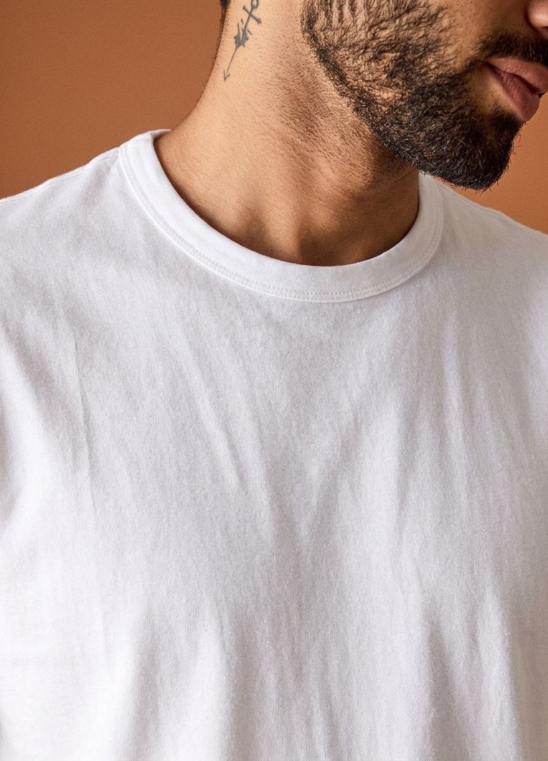White Fitted Tee