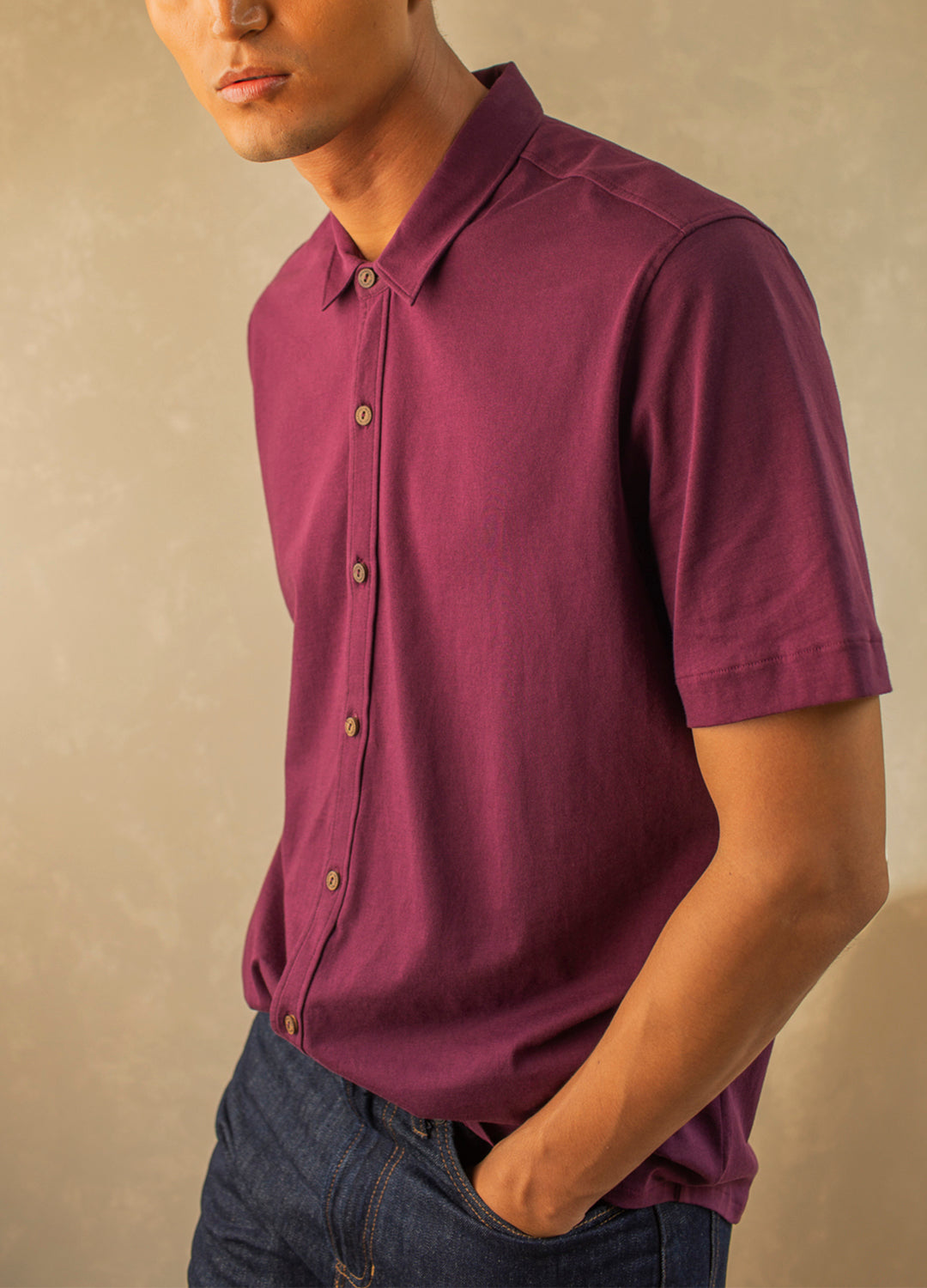 Vin Half-Sleeve Jersey Shirt