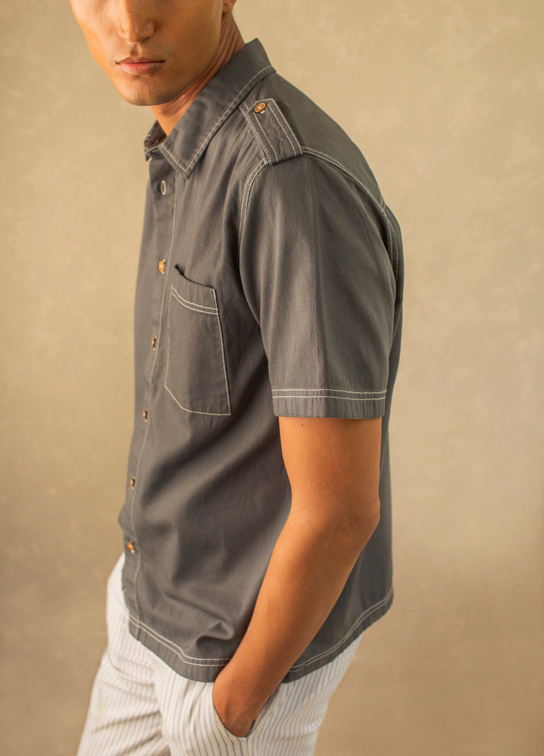 Ebony Utility Woven Shirt