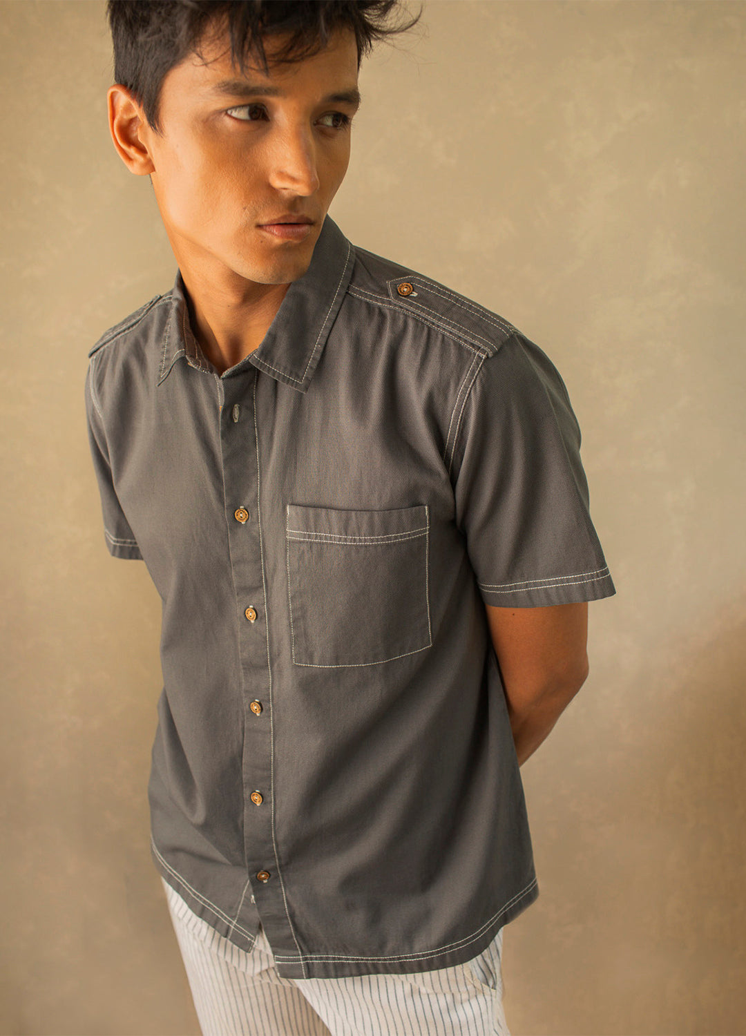 Ebony Utility Woven Shirt
