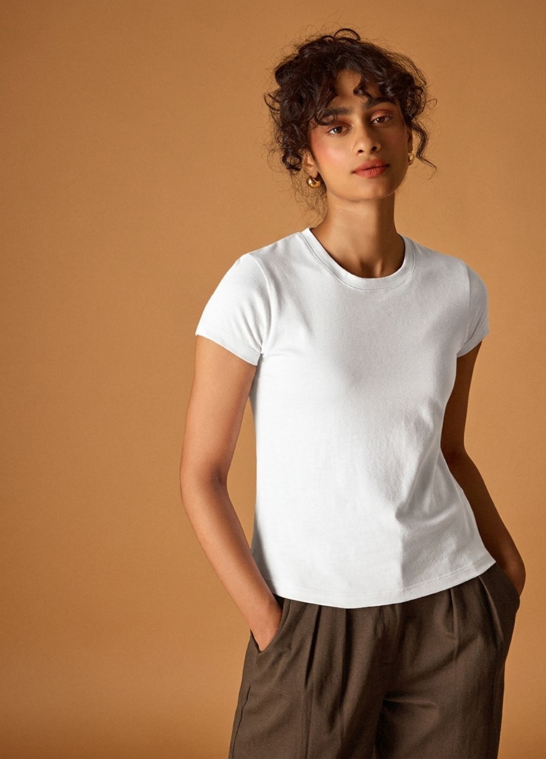 Blanc Fitted Tee