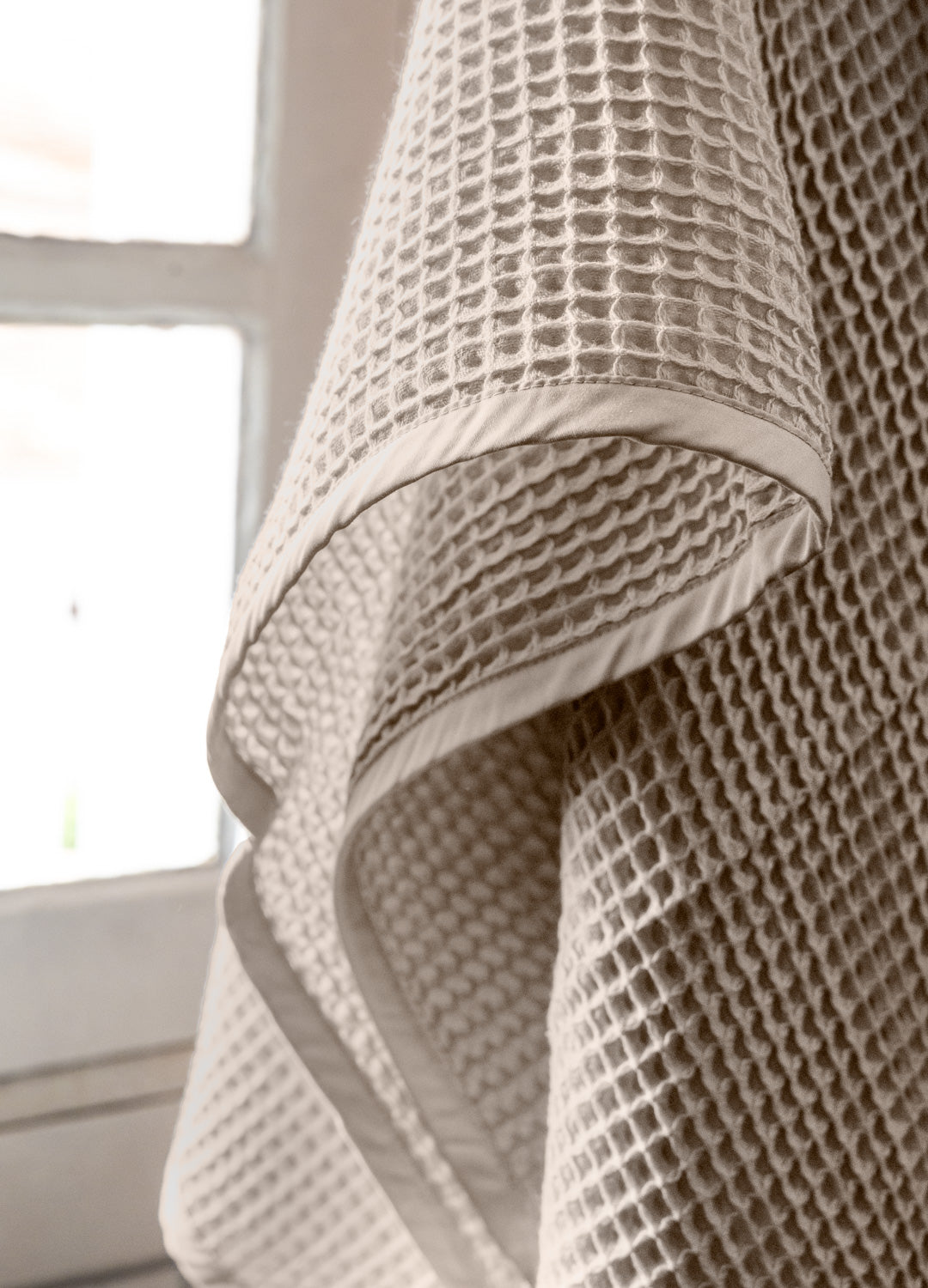 Moonstone Brown Organic Cotton Waffle Bath Towel Online