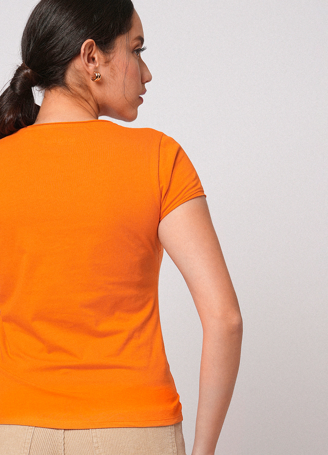 Apricot Organic Cotton Slim T Shirt For Women Online