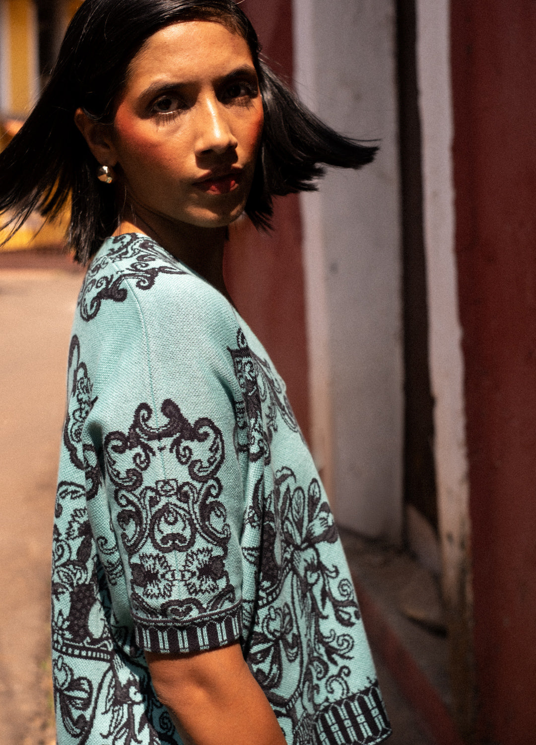 Azul Jade Organic Cotton Knit Top For Women Online