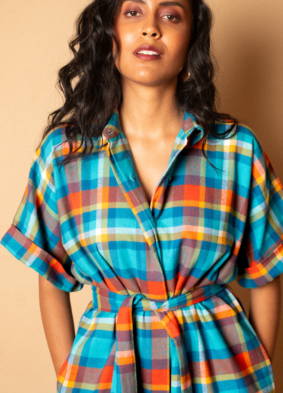 Beach Organic Cotton Shirt Dress For Women Online