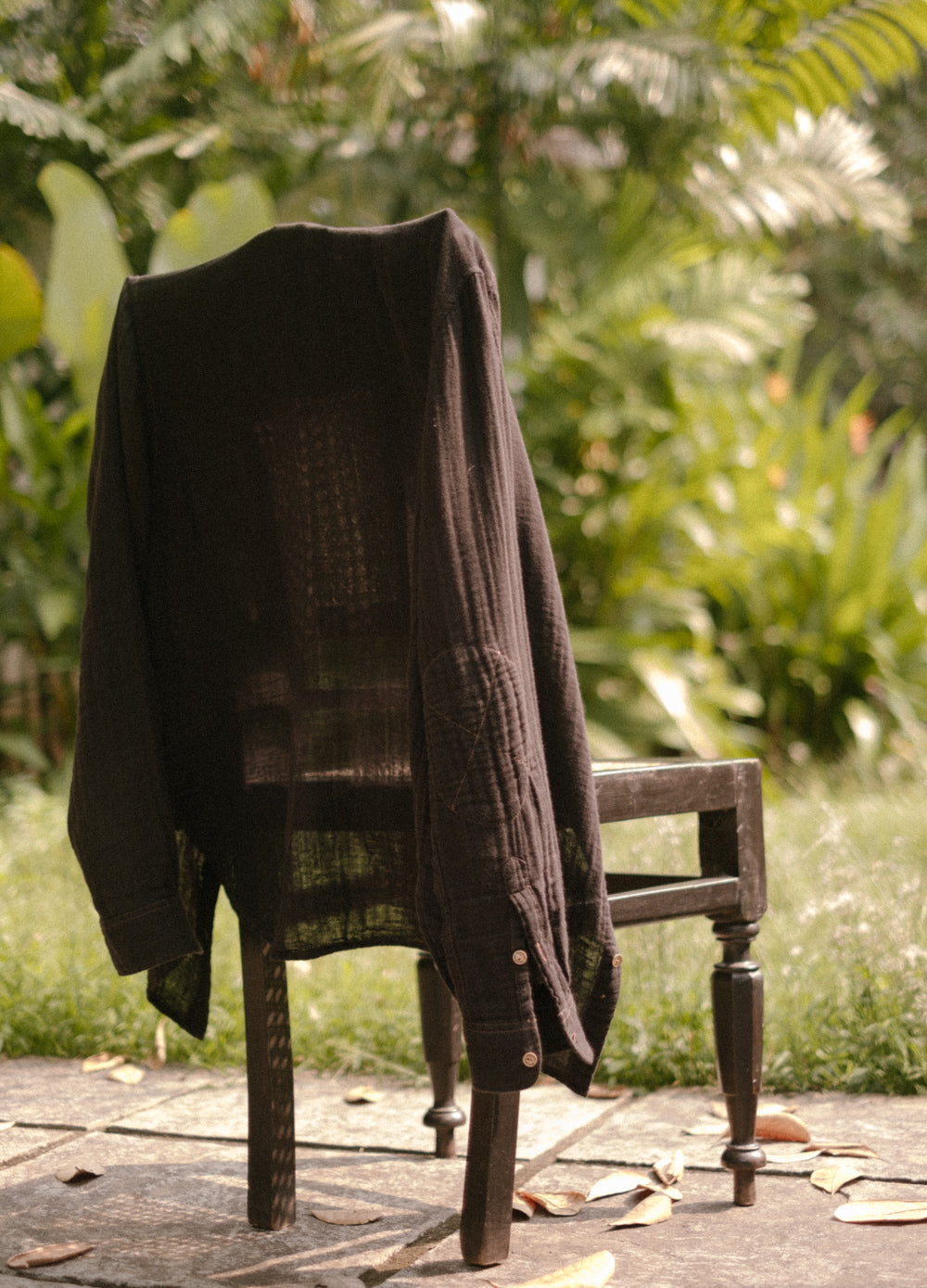 Black Airy Muslin Shirt