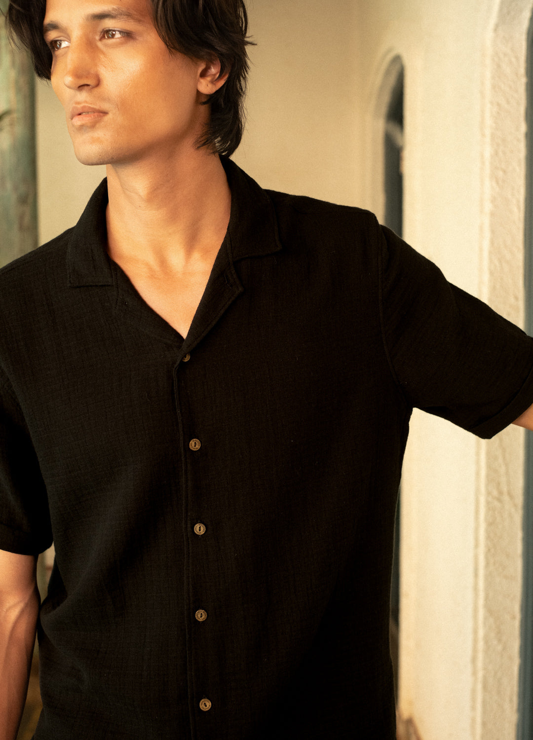 Black Cuban Shirt