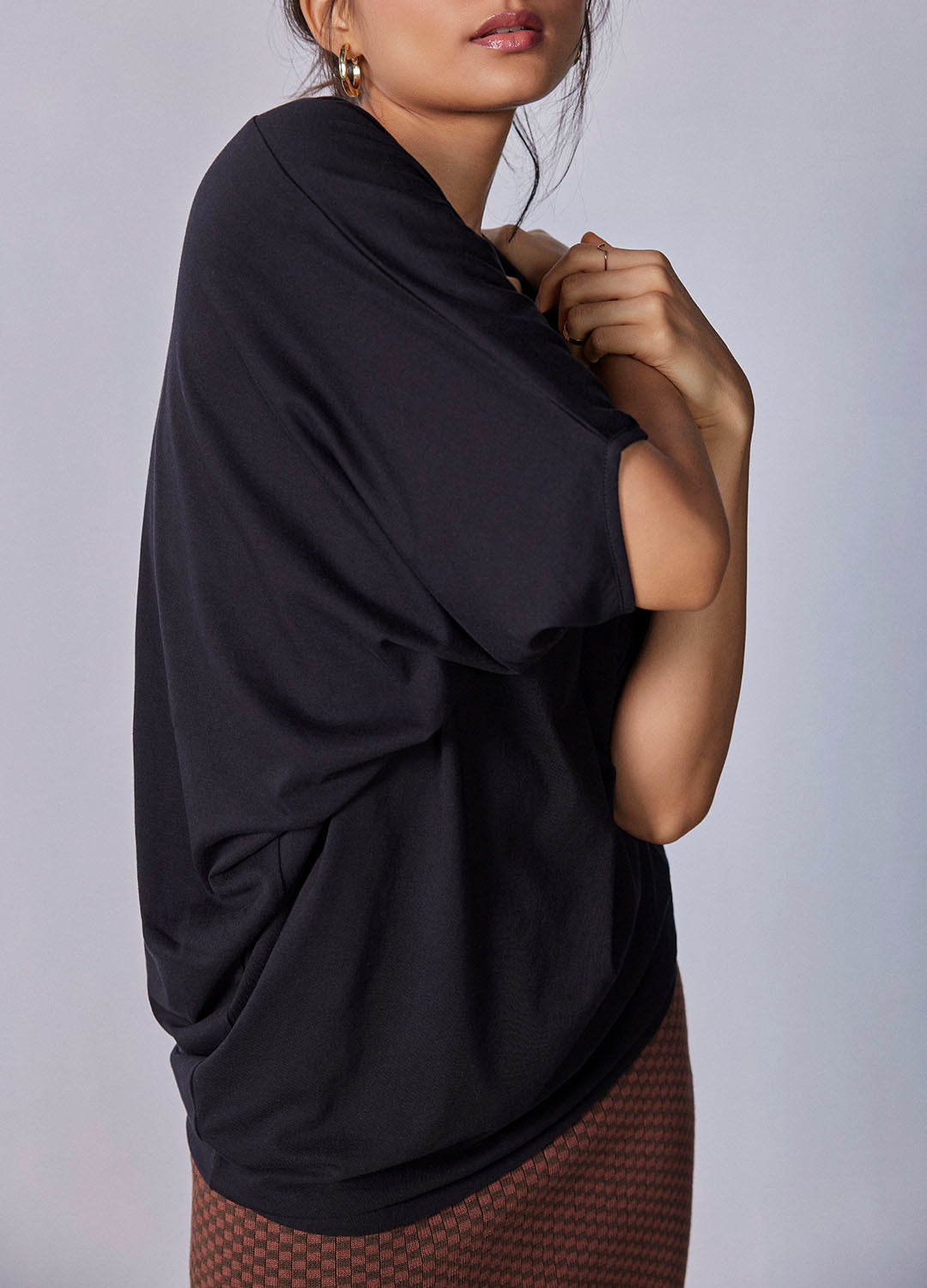 Black Drape Top