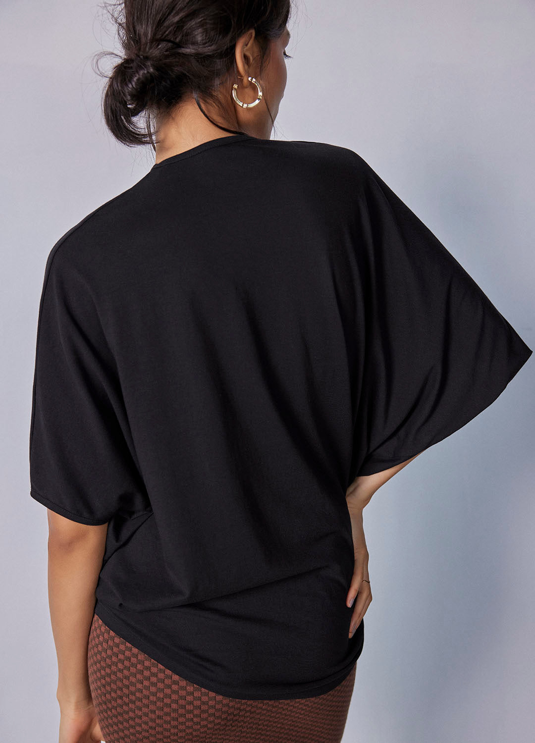Black Drape Top