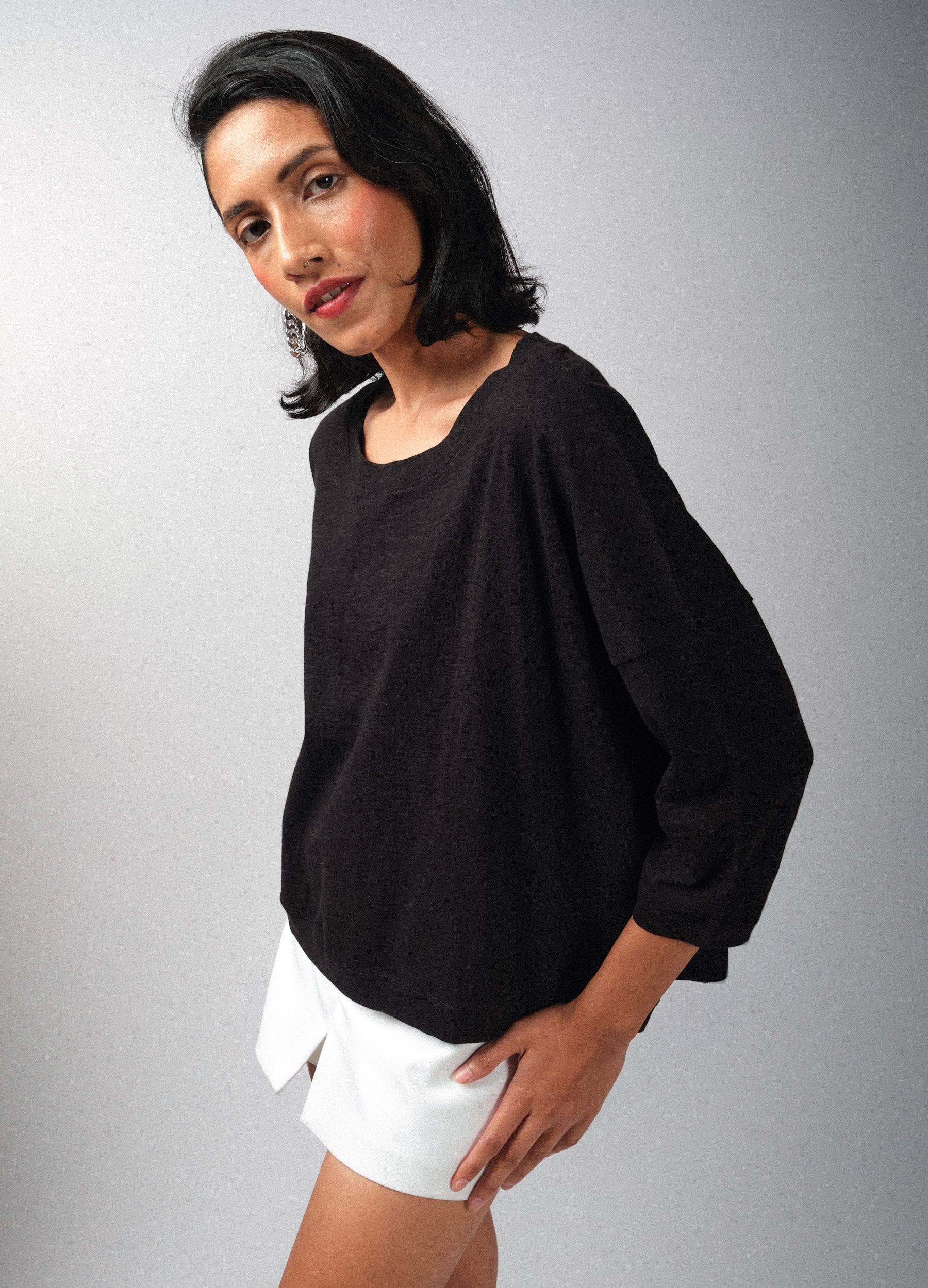 Black Unisize Top