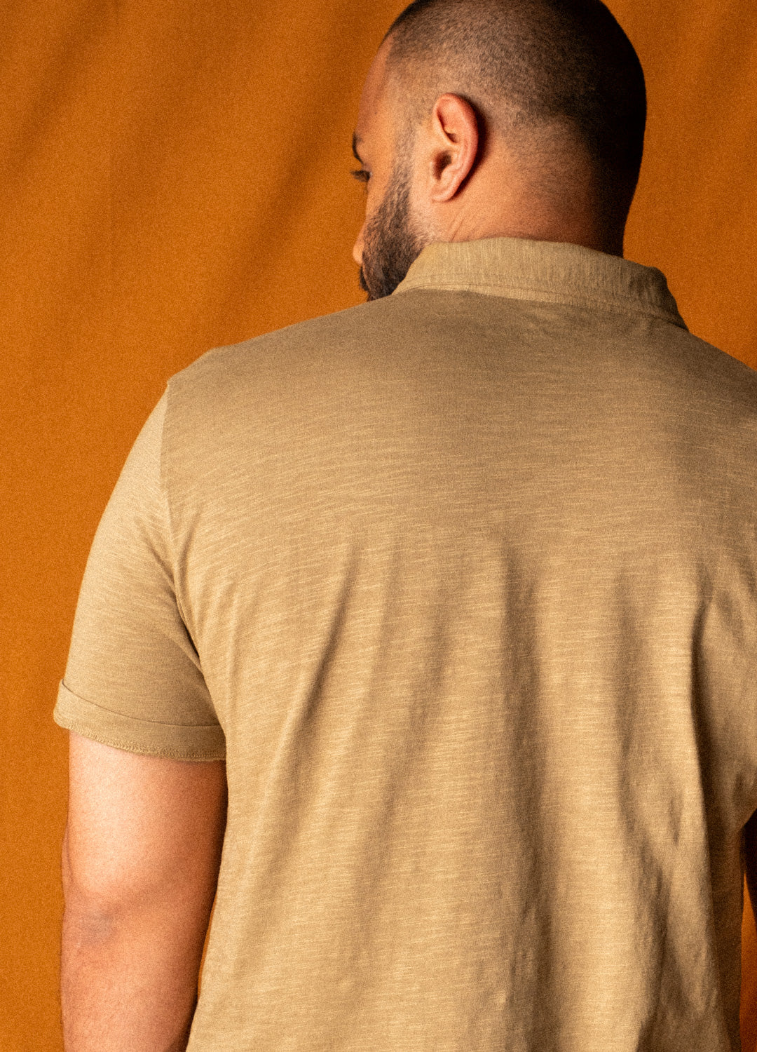 Caramel Slub Polo