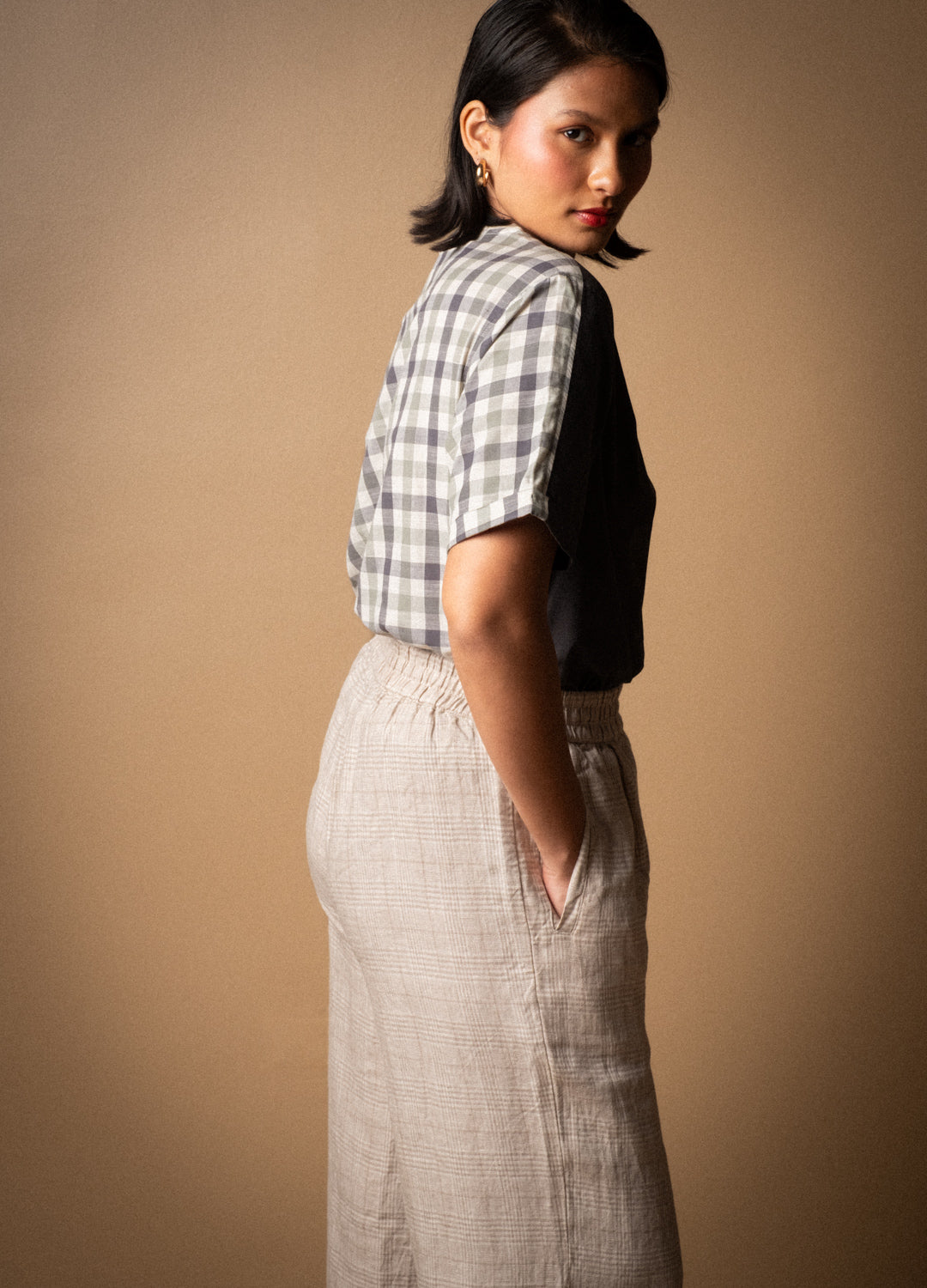 Charcoal Split Everyday Tee