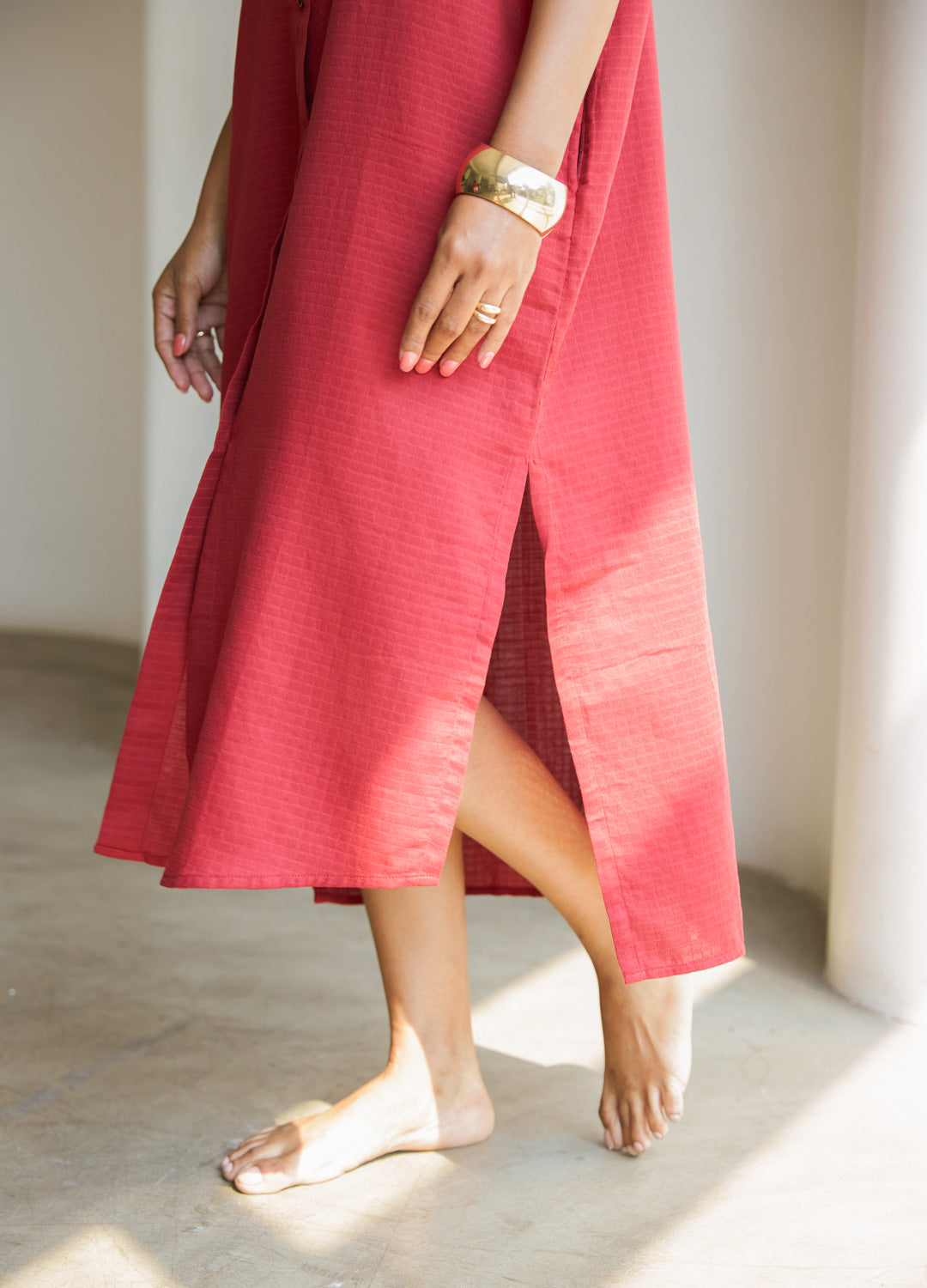 Cherry Shirt Kaftan