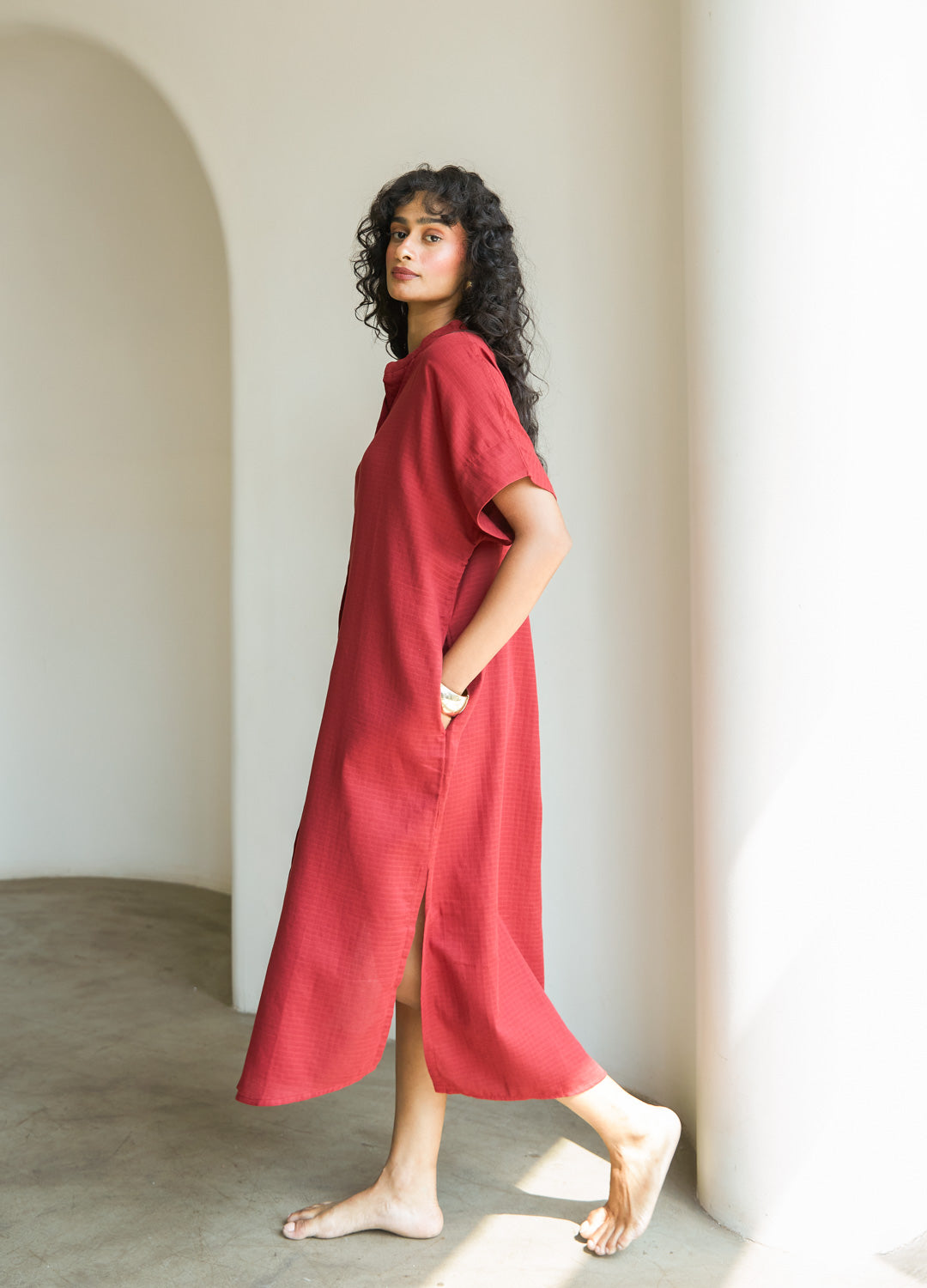 Cherry Shirt Kaftan