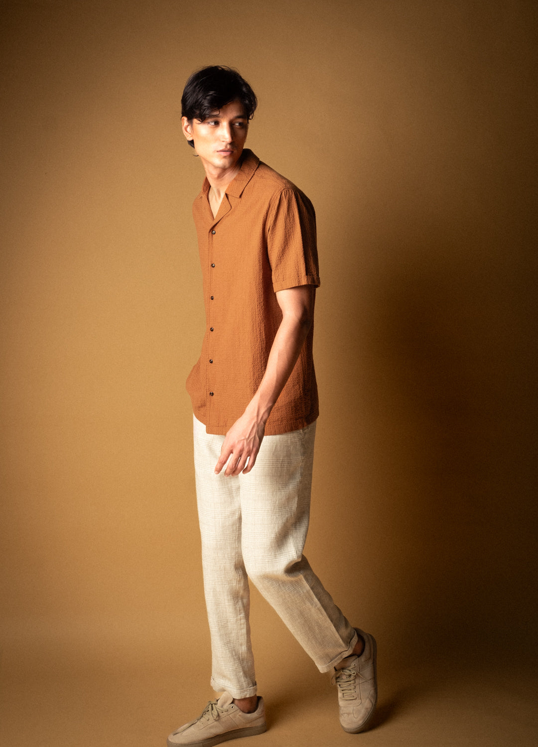 The Cinnamon-Dev Organic Cotton Shirt Pant Combo Set For Men Online