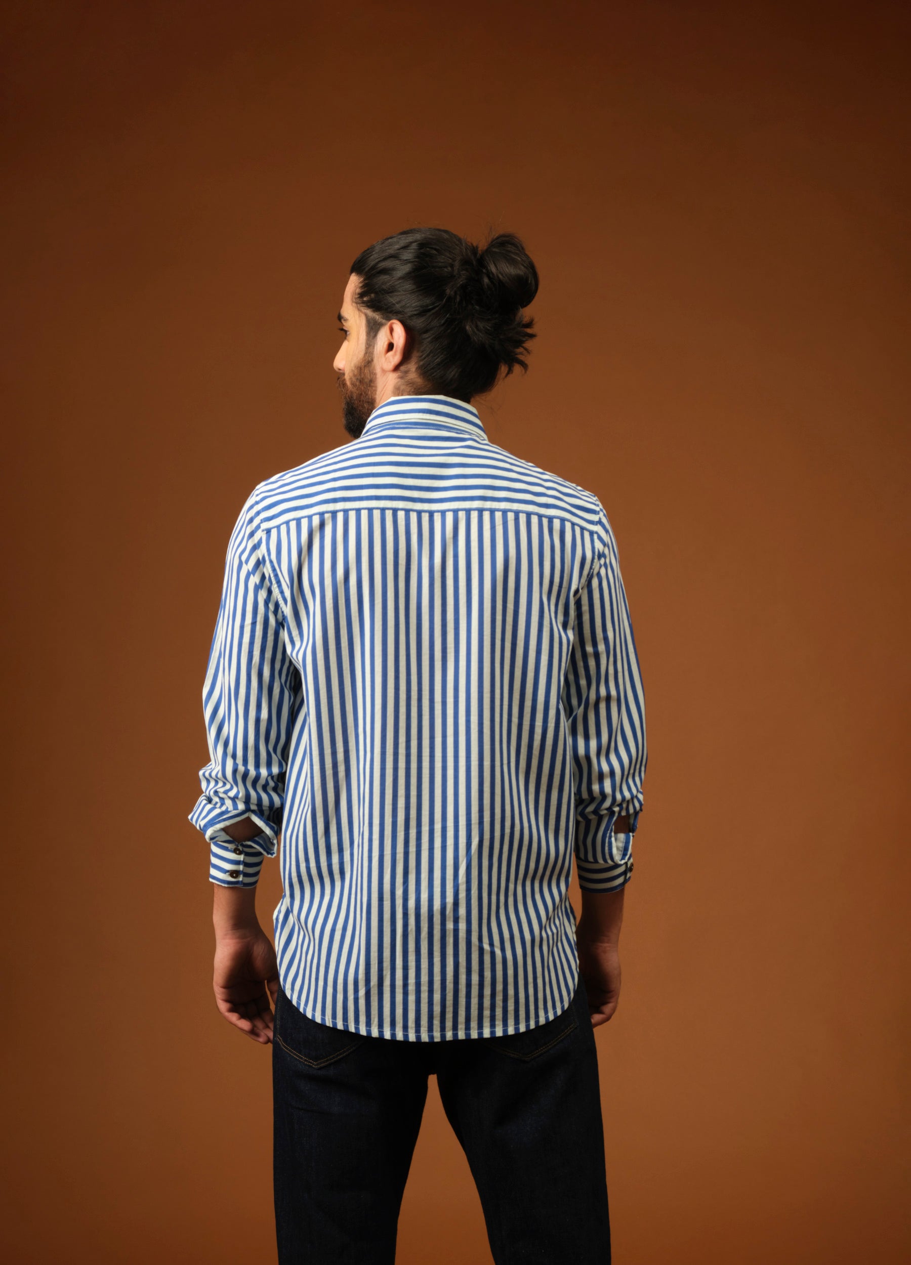Cobalt Stripe Everyday Shirt