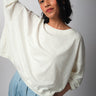 Coconut Milk White Organic Cotton Unisize Oversized Top Tshirt Online