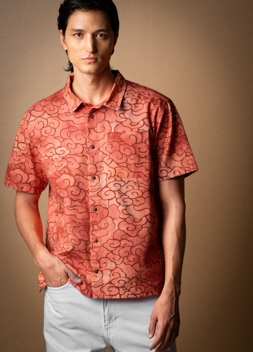 Dusk Celeste Half-Sleeve Shirt