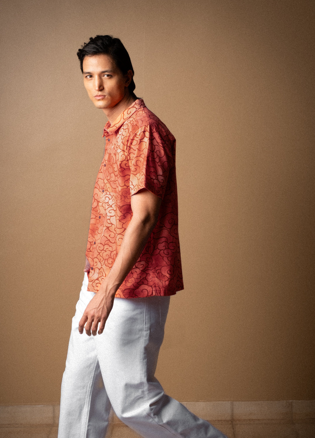 Dusk Celeste Half-Sleeve Shirt