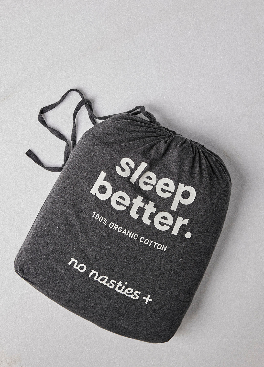 Charcoal Jersey Bedsheet Set