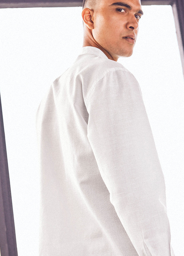 Feroz Linen Shirt In Ivory