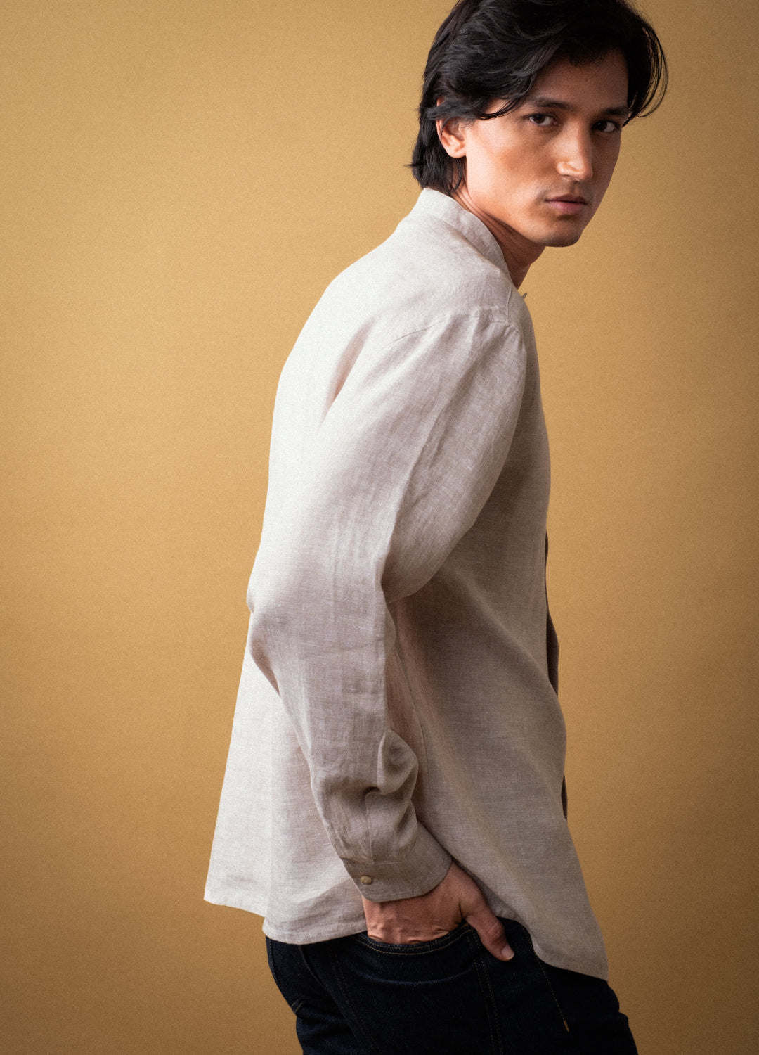 Feroz Shirt in Beige