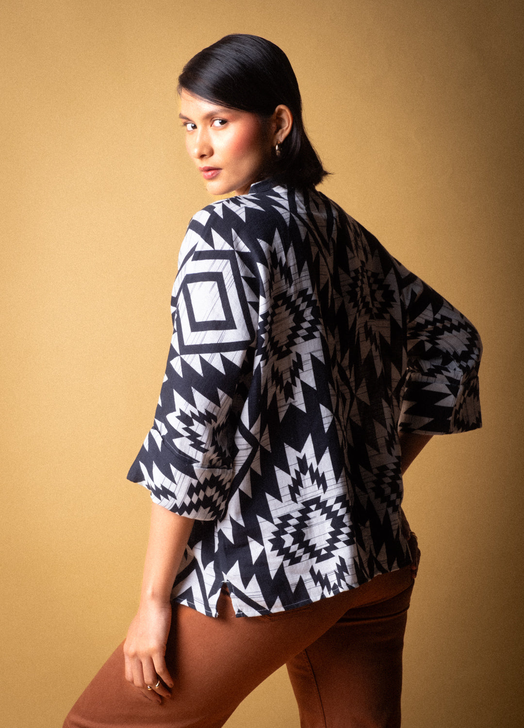 Greca Kimono Shirt