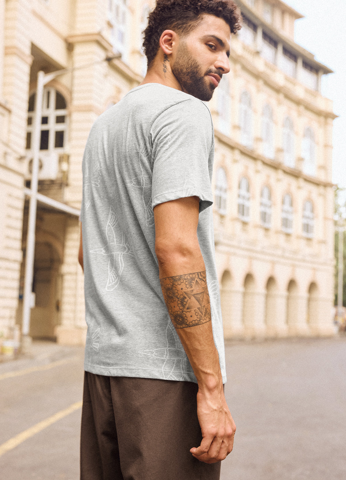 Grey Kingfisher Classic Tee
