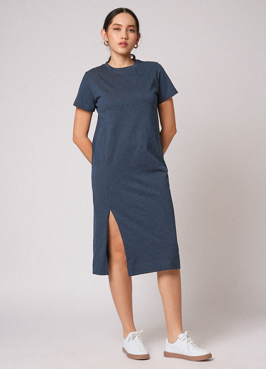 Indigo T-Shirt Midi