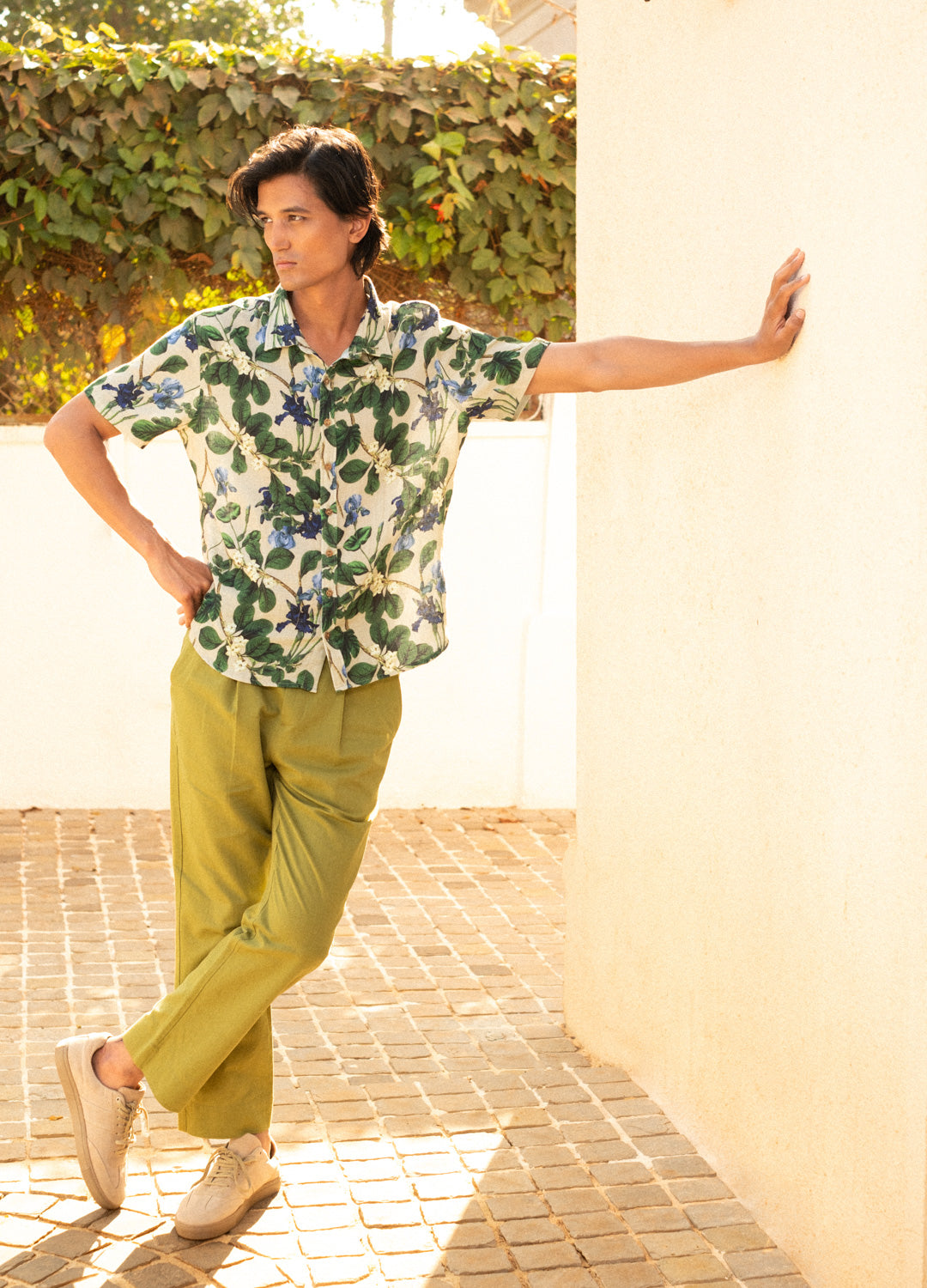 The Iris-Rafi Organic Cotton Shirt Pant Combo Set For Men Online