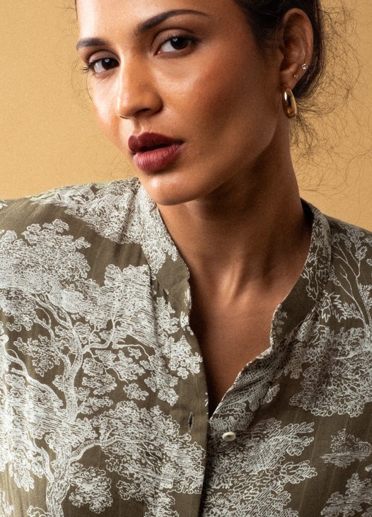 Ivy Toile Shirt Kaftan