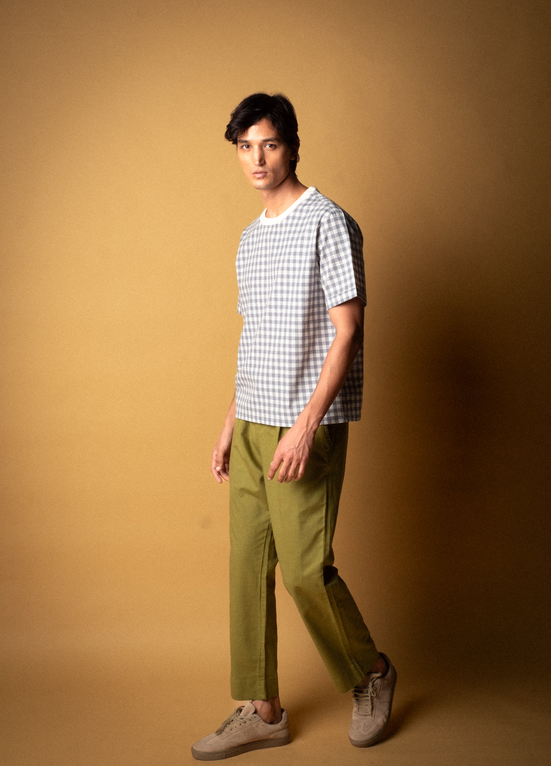 Rafi Linen Pants In Olive