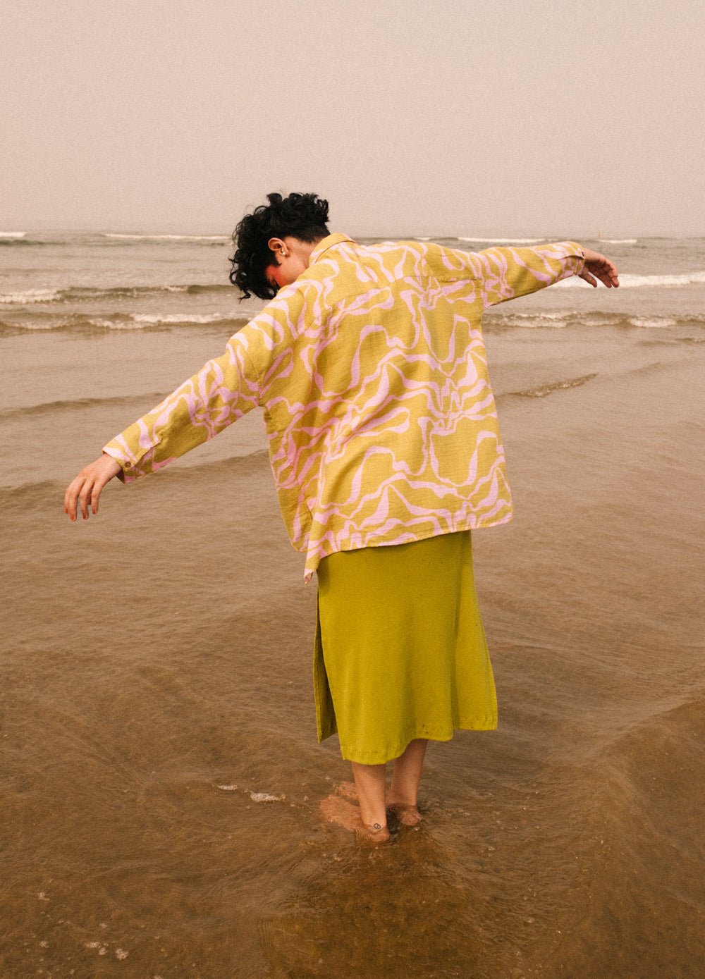 Low Tide Side-Slit Shirt