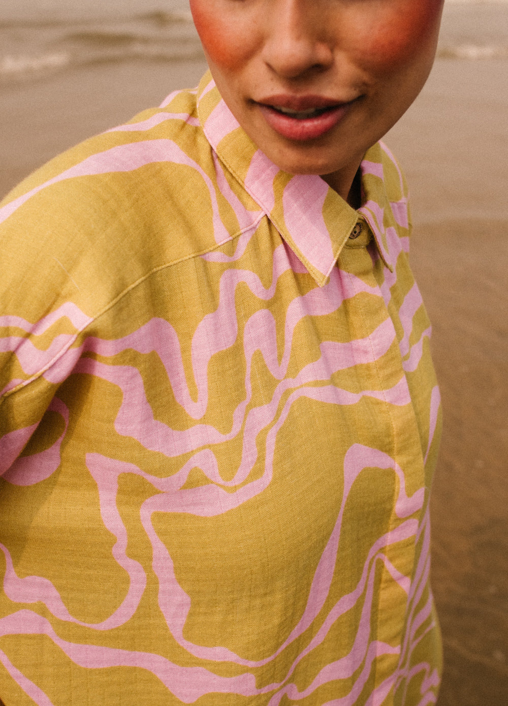 Low Tide Side-Slit Shirt