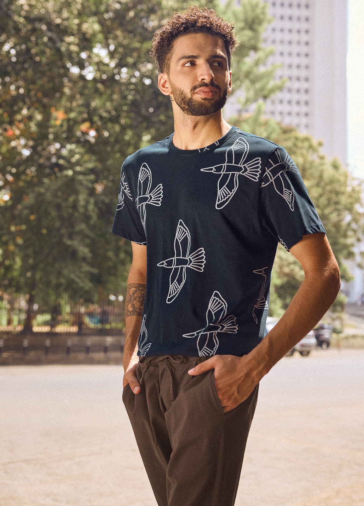 Navy Kingfisher Classic Tee