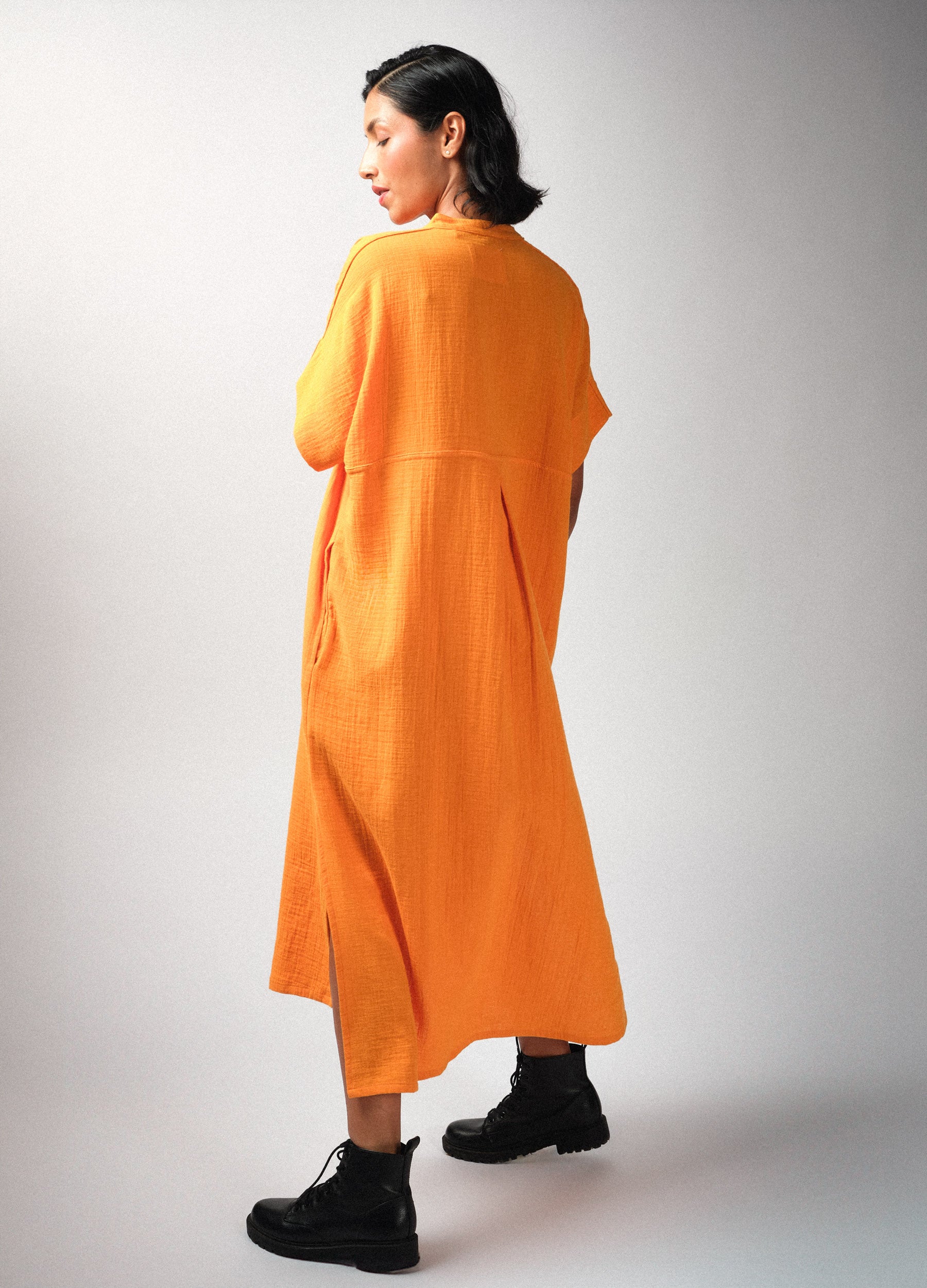 Apricot Shirt Kaftan