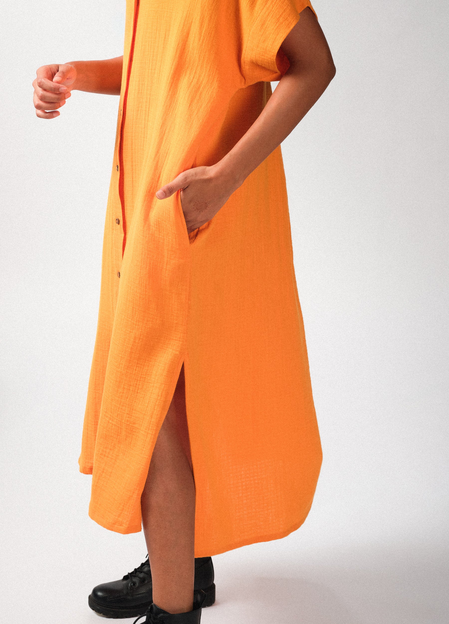 Apricot Shirt Kaftan
