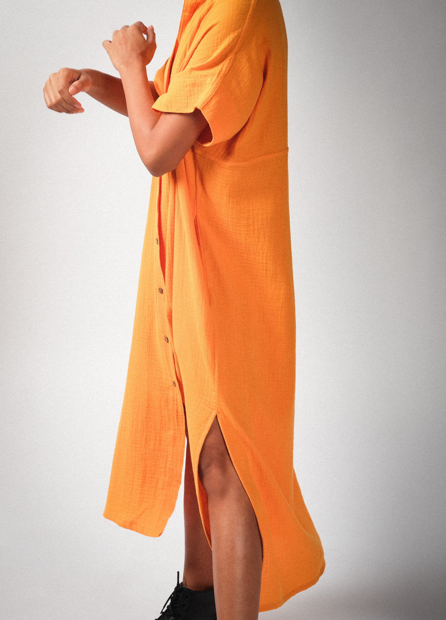 Apricot Shirt Kaftan