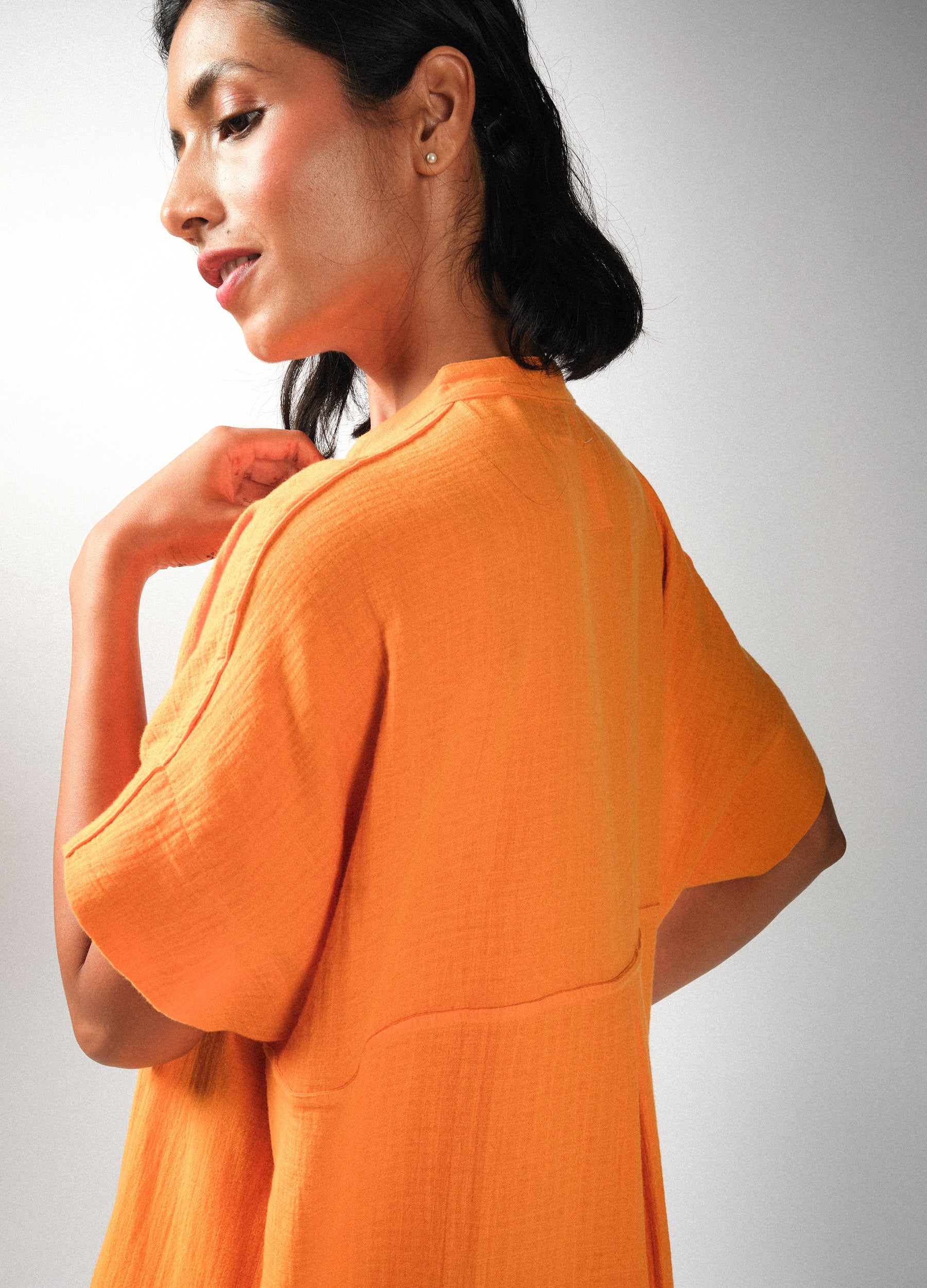 Apricot Shirt Kaftan