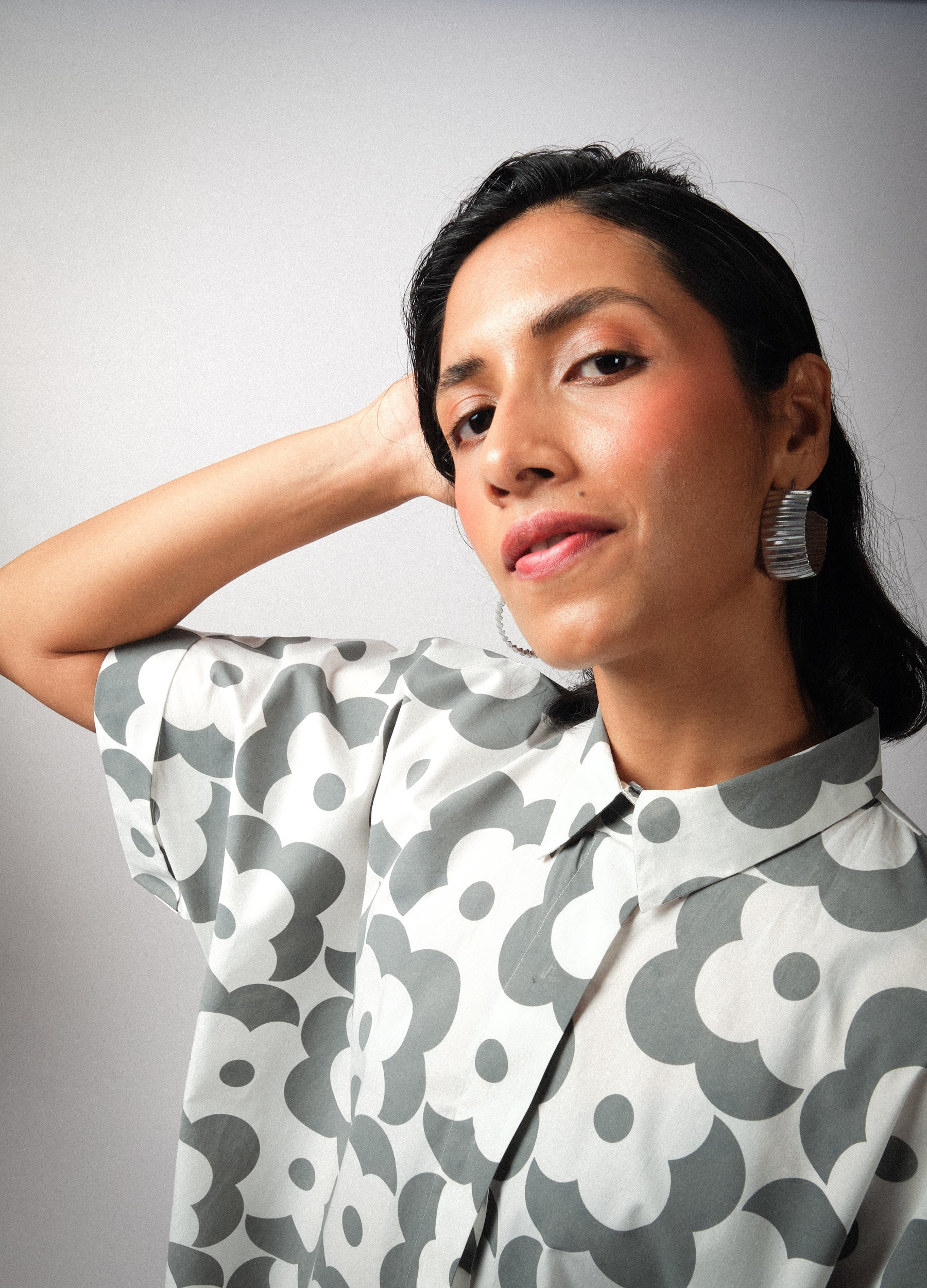 Mist Floral Shirt Dress