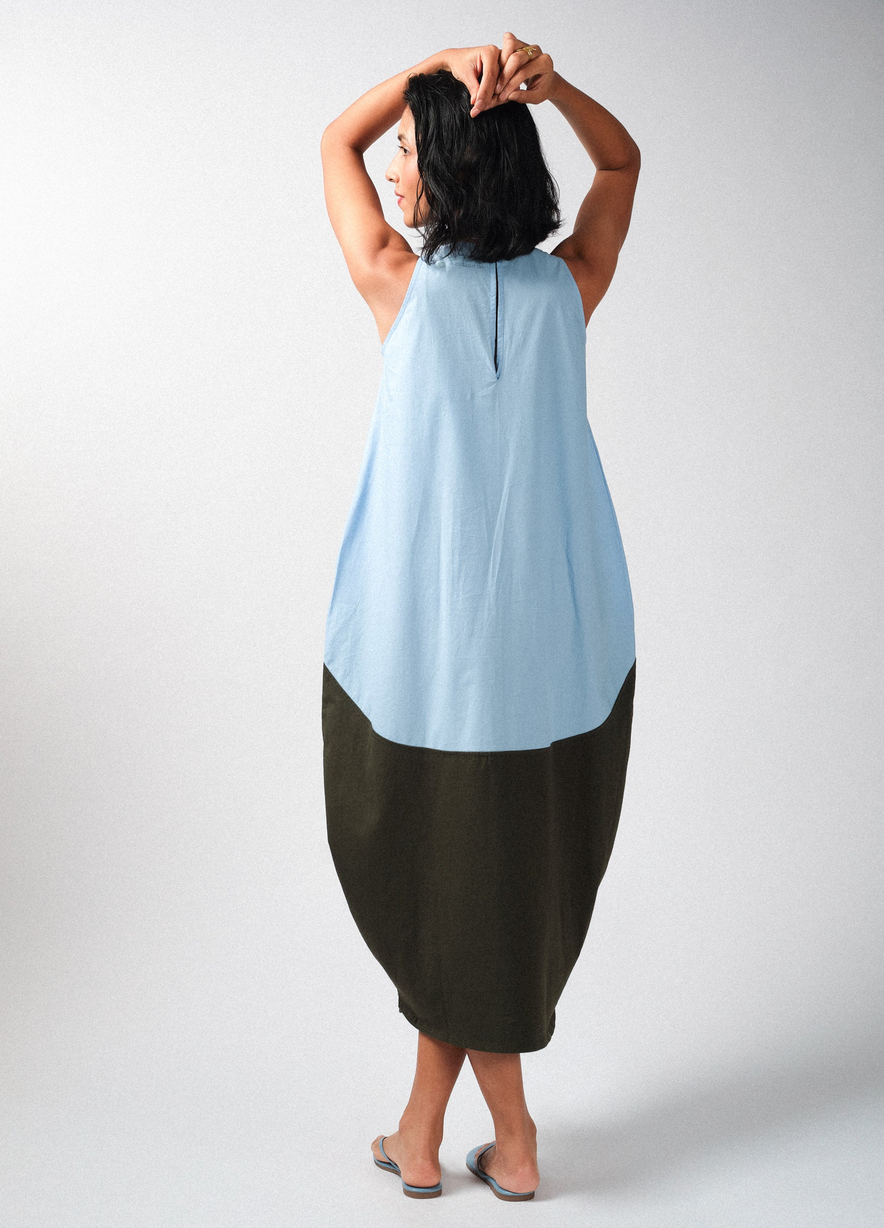 Dual Colour Sack Dress