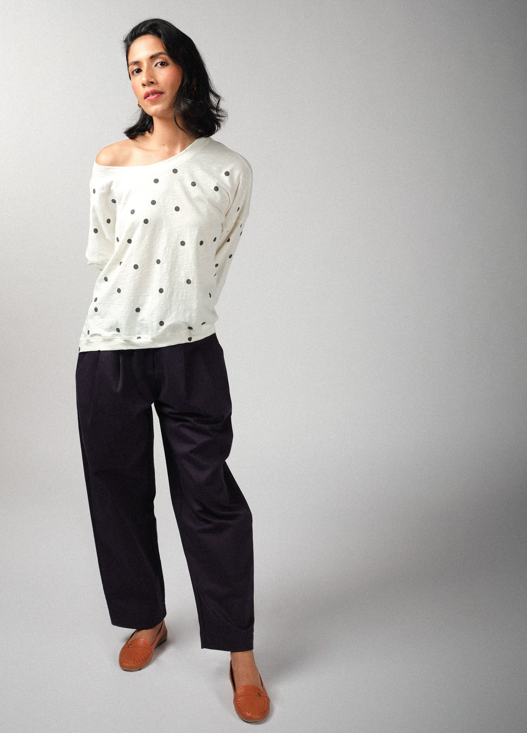 Coconut Polka Unisize Top