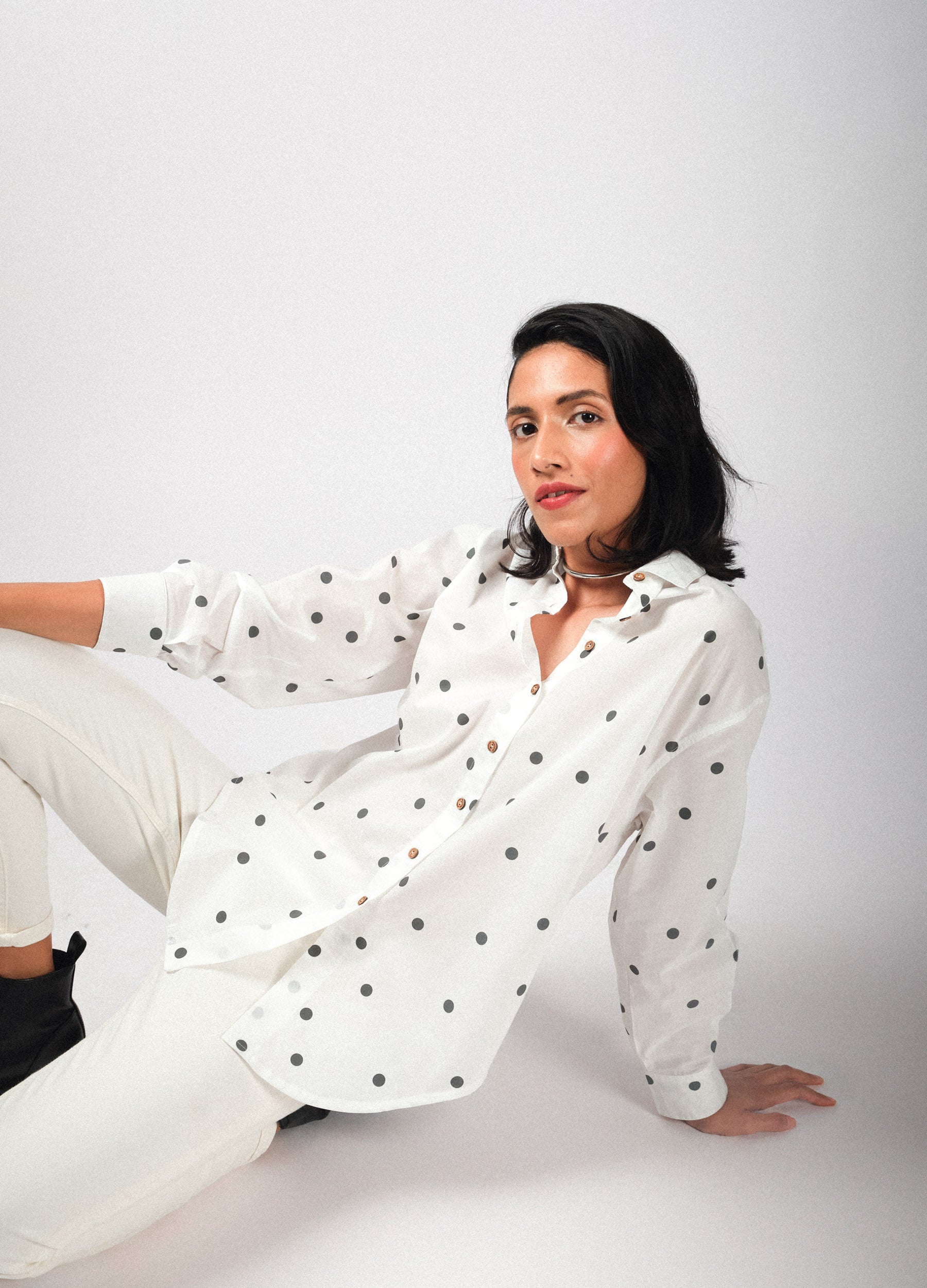 Coconut Polka Girlfriend Shirt