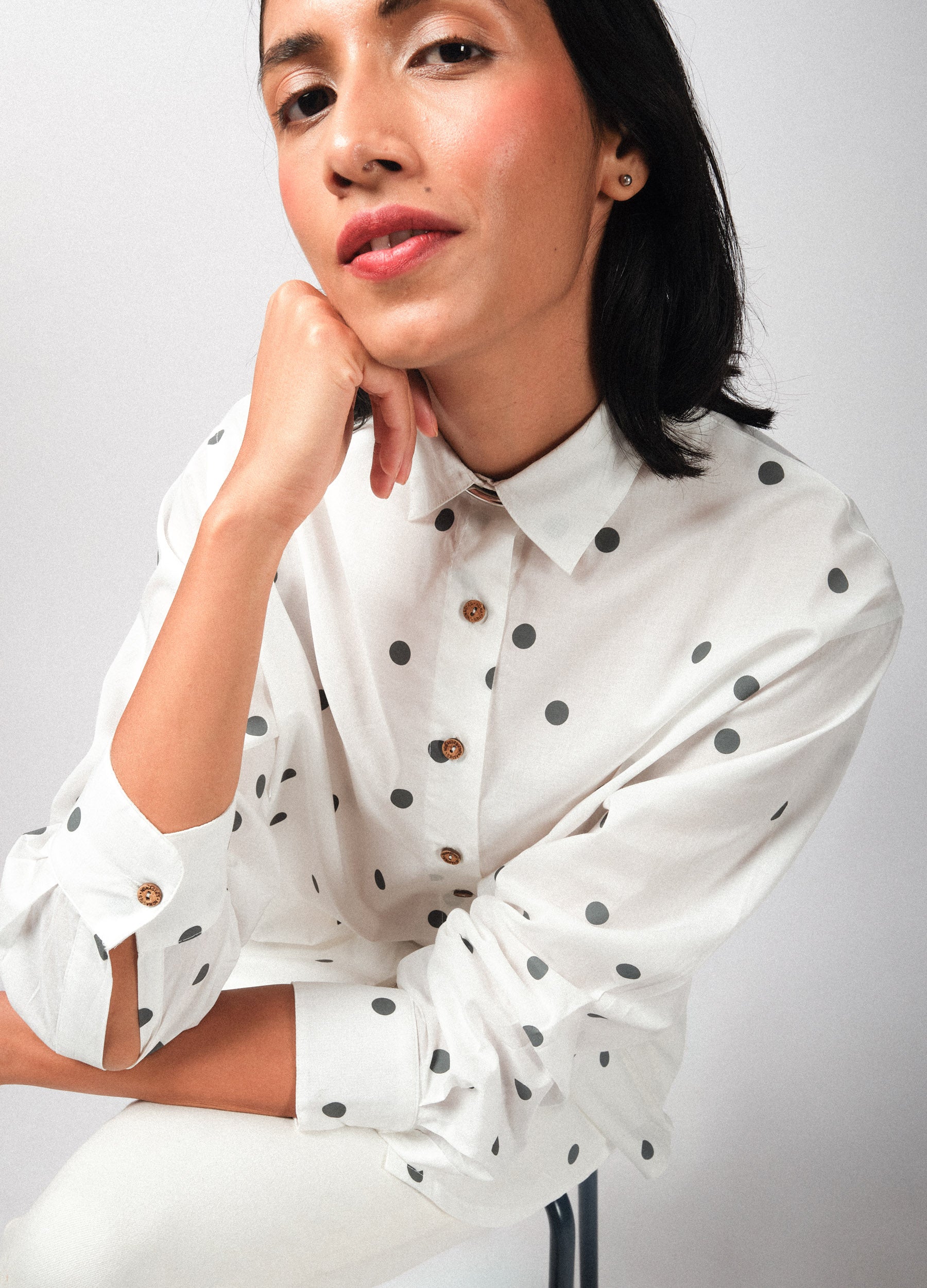 Coconut Polka Girlfriend Shirt