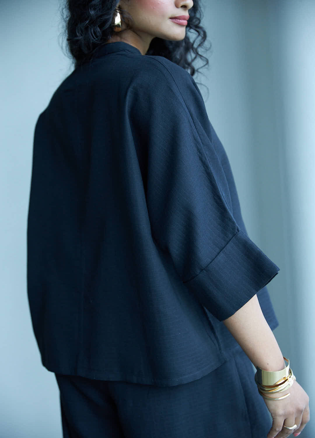 Noir Kimono Shirt