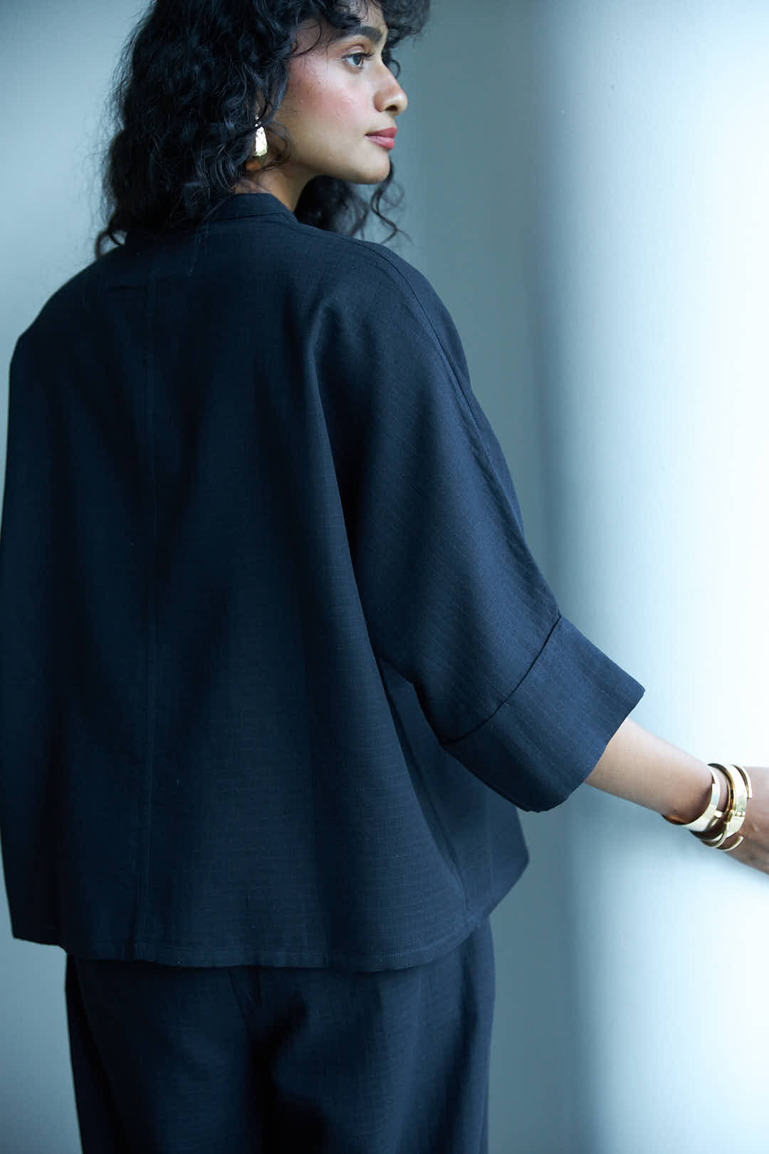 Noir Kimono Shirt