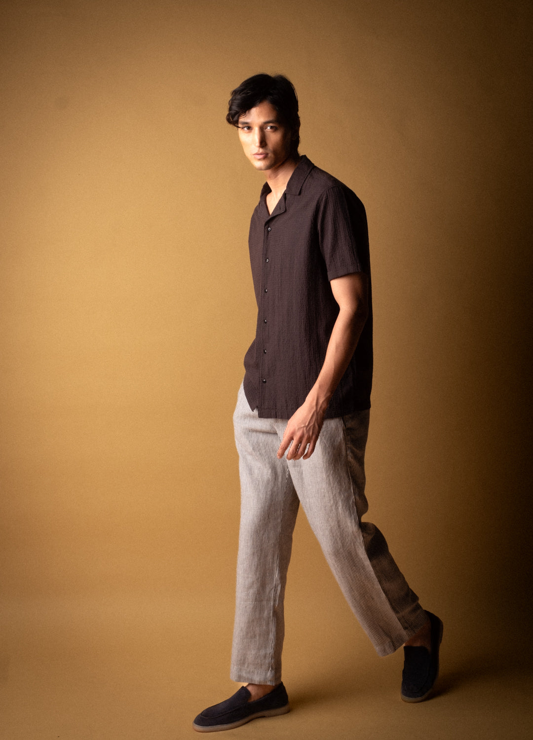 Kapoor Linen Pants In Stripes