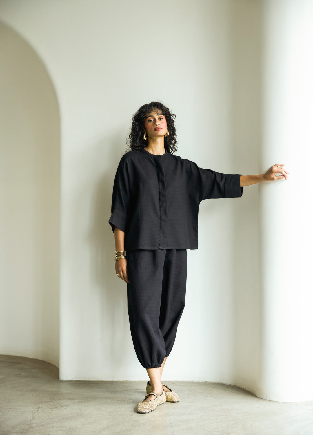 Noir Kimono Shirt