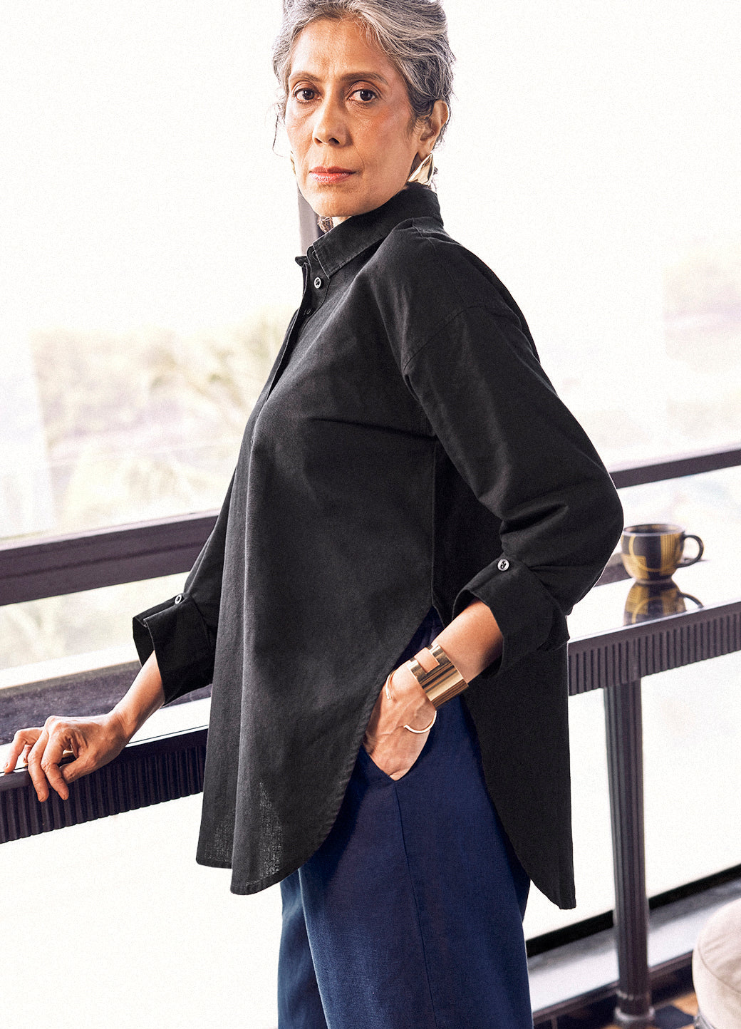 The Nutan Malini Linen Co-ord Set For Women Online